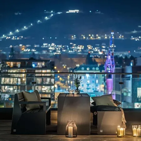 Semesterbostad Dinbnb I Luxury With Views L Large Balcony Bergen