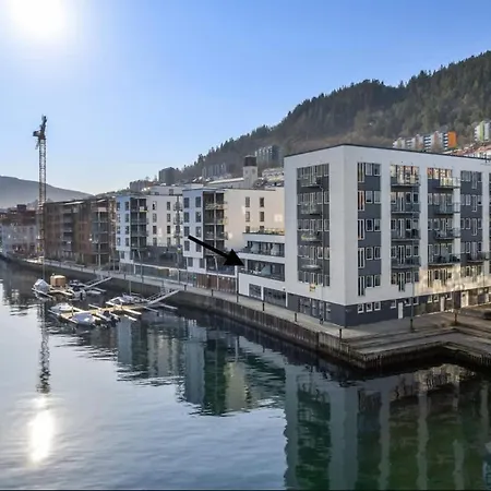 Dinbnb I Luxury With Views L Large Balcony Feriehus Bergen